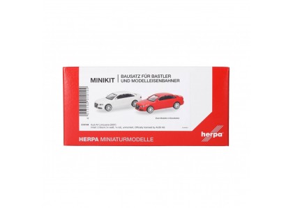 Set 2 buc. Audi A4 limousine 2007 - H0 Herpa 014144